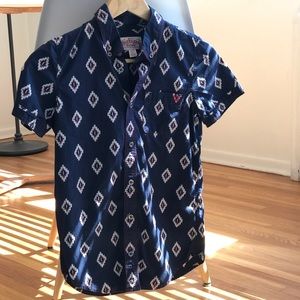 True Religion Short Sleeve Button Up
